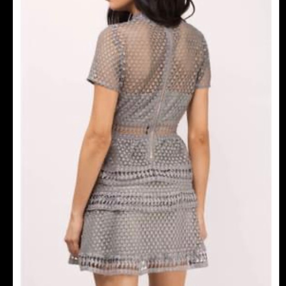 Tobi grey lace dress - Picture 5 of 5